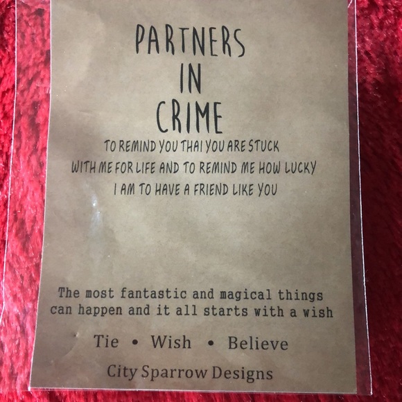 2 pack bracelet set (partners in crime) - Picture 2 of 3